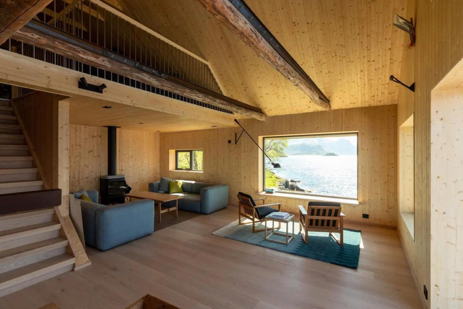 Minkfarmen, Spacious Seaside Cabin With Scenic View Ramberg Extérieur photo